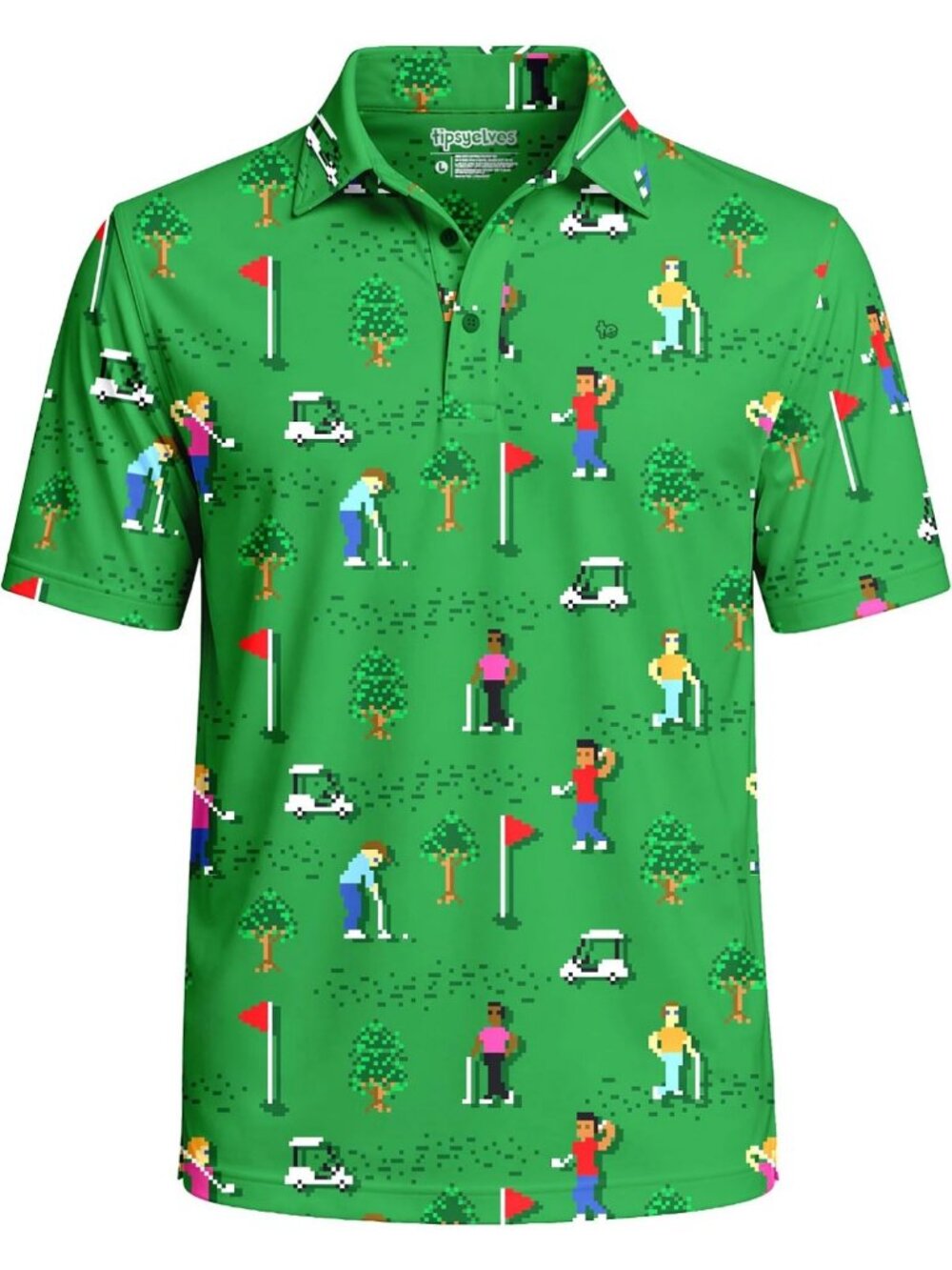 Funny Golf Polo Shirt for Men | Novelty Golf Apparel | Unique Gift Idea